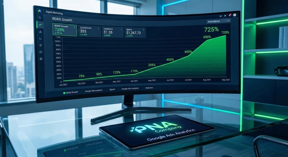 구글애즈 전략, 2026년 ROAS 300% 이상 달성하는 실전 가이드 - 피앤에이컴퍼니 인사이트