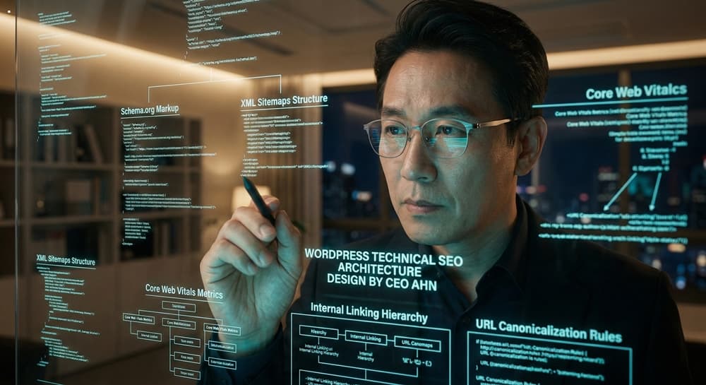 워드프레스홈페이지 제작, 16년 경력 안태민 대표가 공개하는 상위 노출 1% 비결 - 피앤에이컴퍼니 인사이트